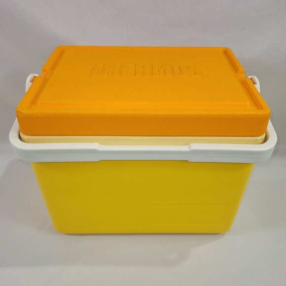 Thermos Sunpacker Vintage Hard Plastic Food Drink Cooler - Picture 1 of 2